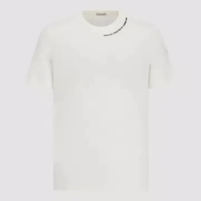 MONCLER  |Crew Neck Unisex Street Style Plain Cotton Short Sleeves