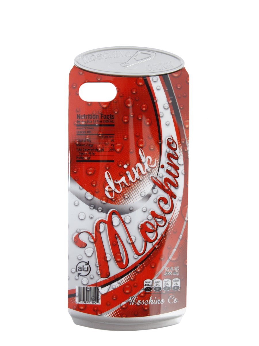 MOSCHINO    IPHONE 5/5S CASE WITH COLA PRINT