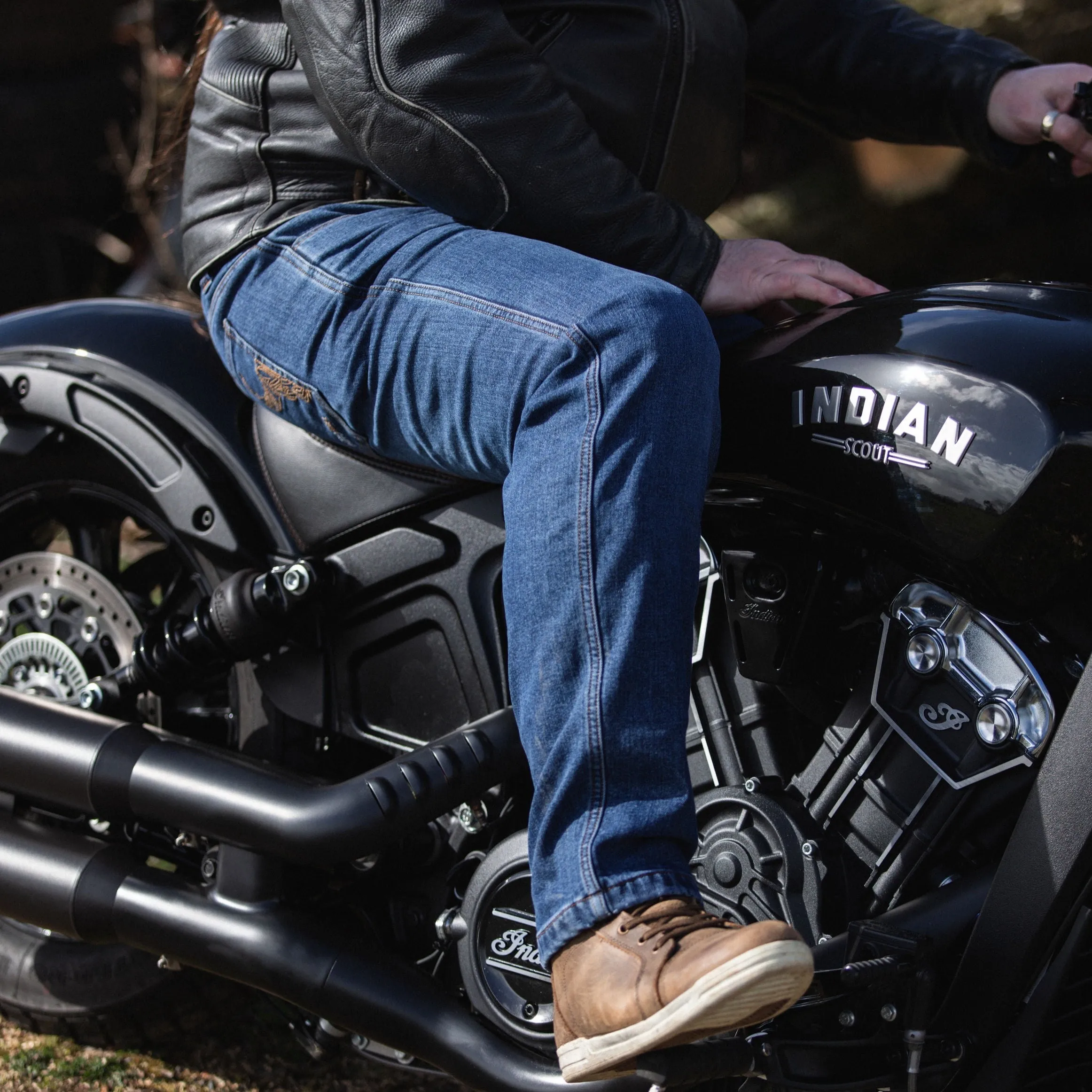 MotoBull Blue Jeans