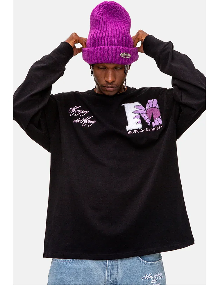 MR. ENJOY DA MONEY  |Crew Neck Unisex Street Style Cotton Short Sleeves Oversized