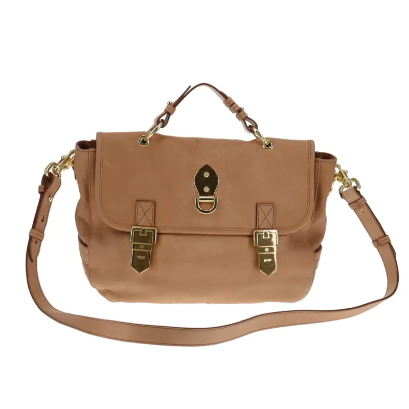 Mulberry Beige Smooth Leather Tille