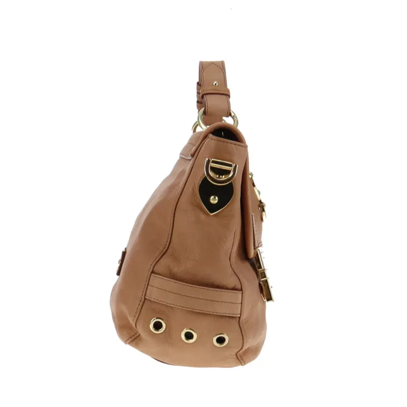 Mulberry Beige Smooth Leather Tille