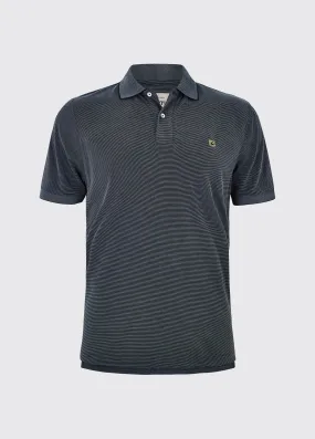 Mullaghmore Striped Polo - Steel