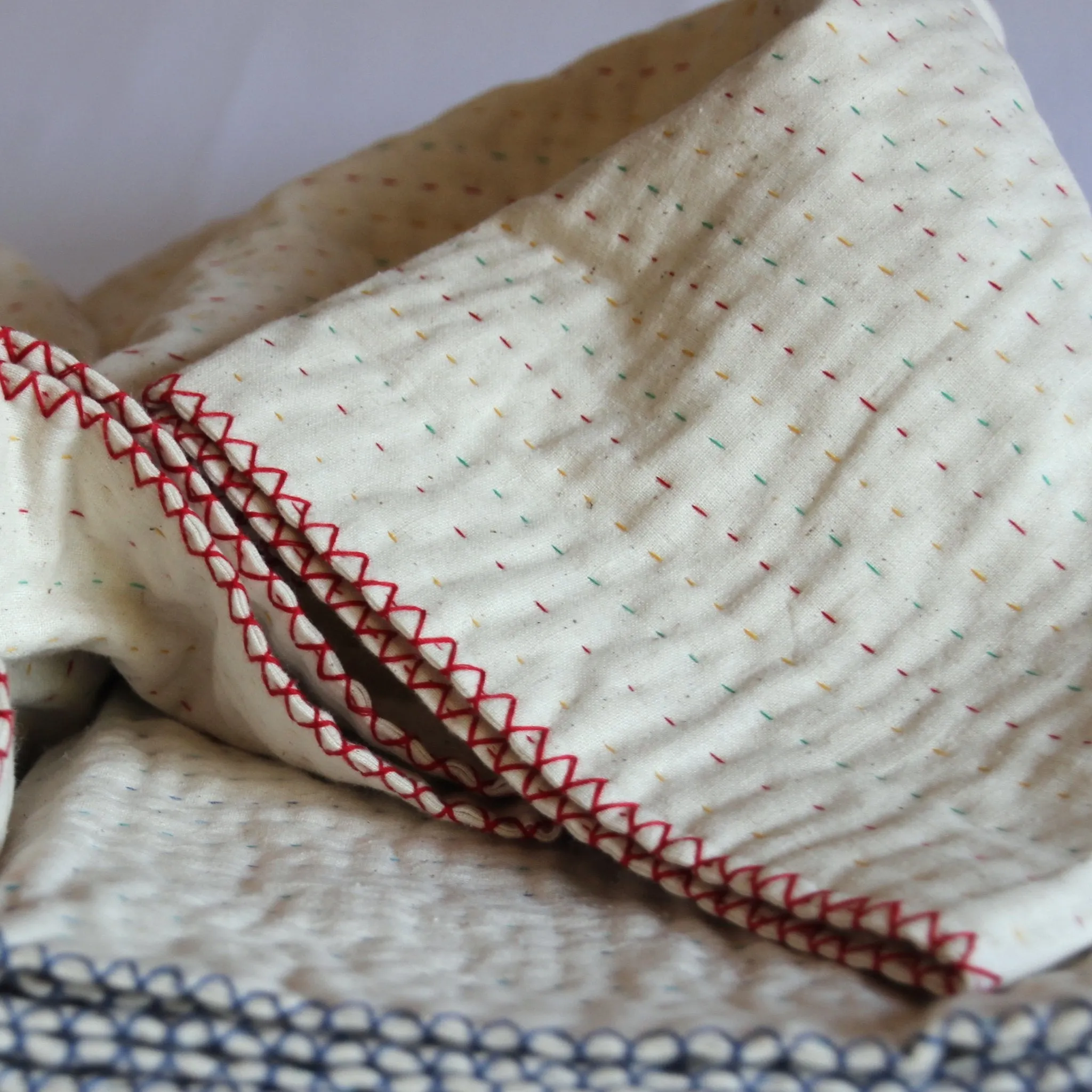 Natural Cotton Throw