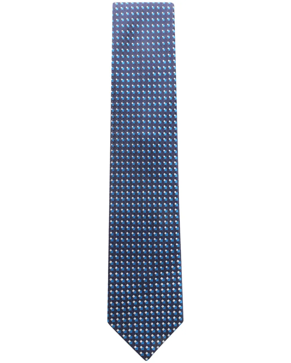 Navy and Bluette Degrade Tie