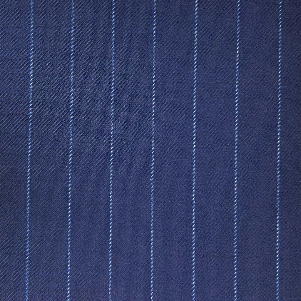 Navy Chalkstripes