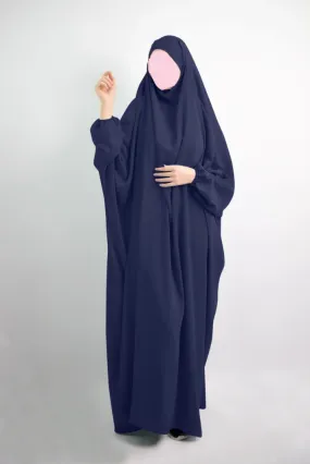 Navy one piece jilbab