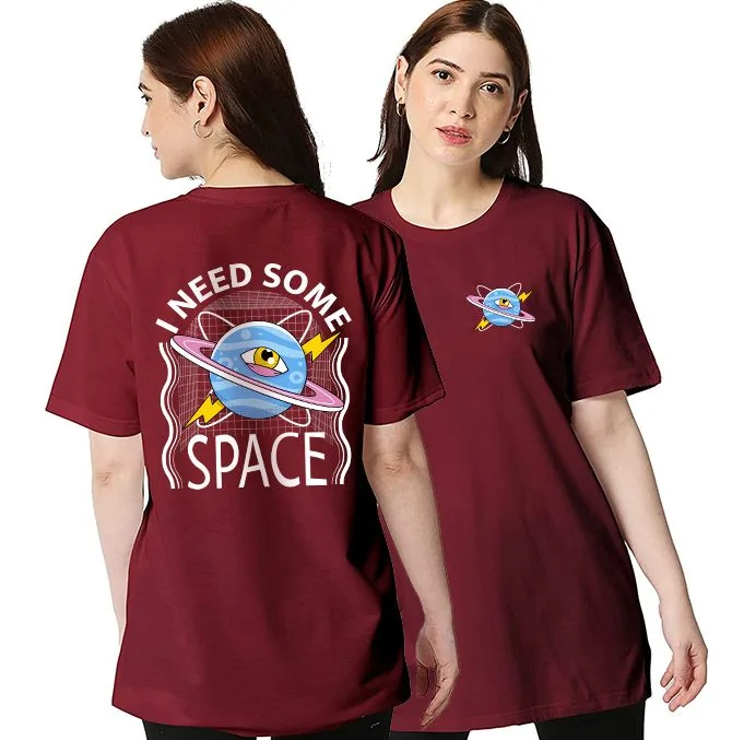 Need More Space Women Oversized T-Shirt