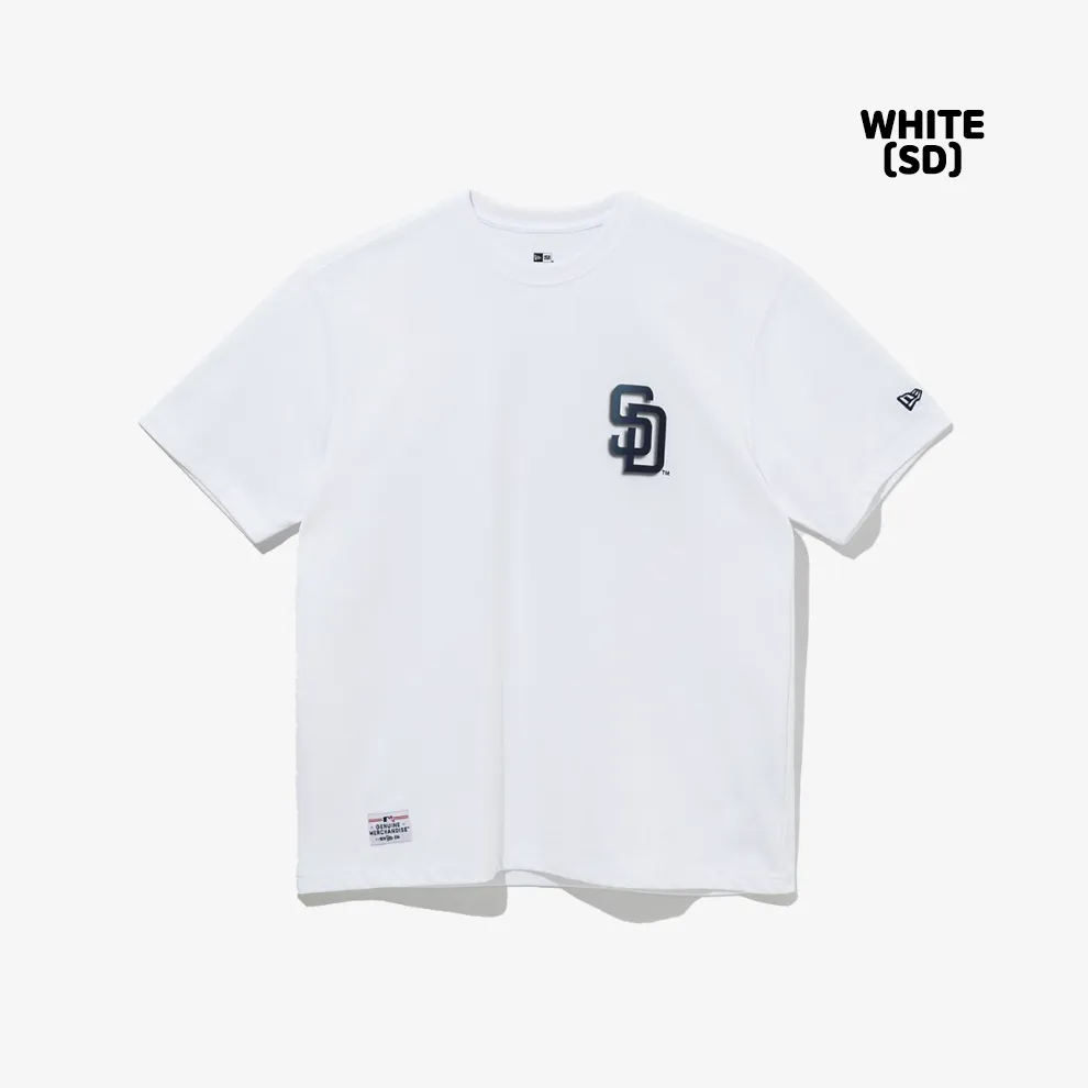 New Era  |Unisex Street Style Oversized Logo T-Shirts