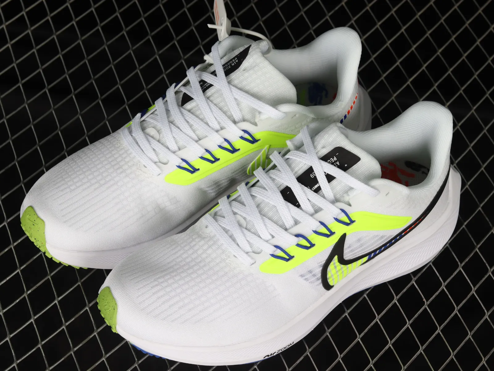 Nike Air Zoom Pegasus 39 White Yellow Navy Blue DX1627-100