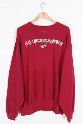 NIKE Centre Swoosh COE College Glitter Detail Sweatshirt (4XL)