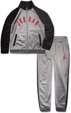 Nike Jordan Little Boys 2-Pc. Tricot Colorblocked Jacket & Pants Set 4