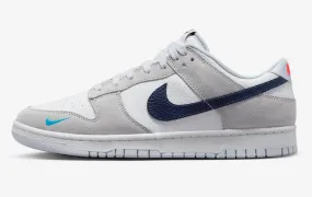 Nike SB Dunk Low Mini Swoosh Midnight Navy White FJ4227-001