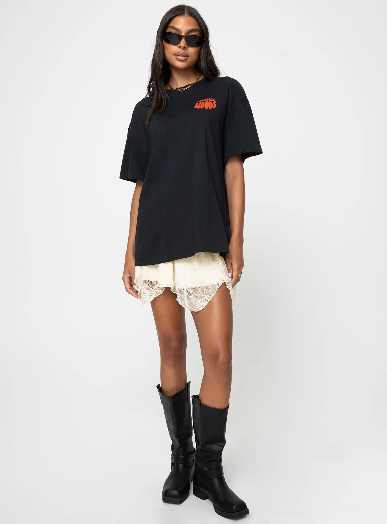 Noods Oversized Tee Black