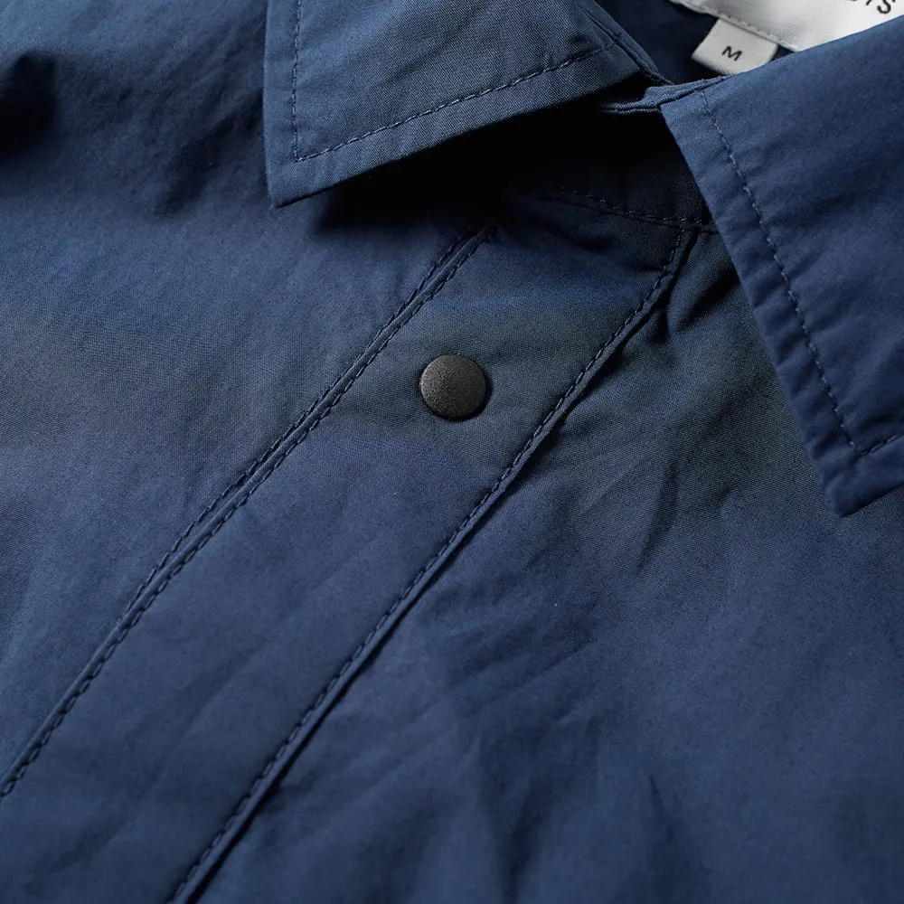 Norse Projects Jens Crisp Cotton ShirtNavy