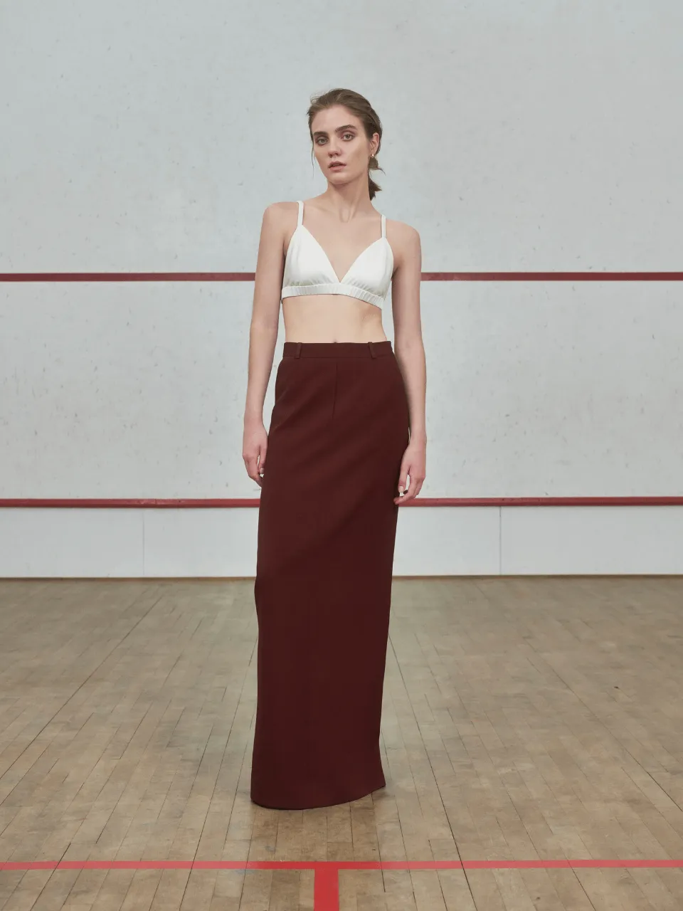 Noura Long Tailored Skirt