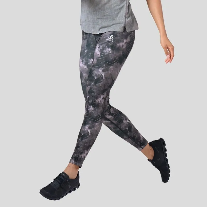 Odlo  Zeroweight Print Reflective - Pantaloni da corsa - Donna