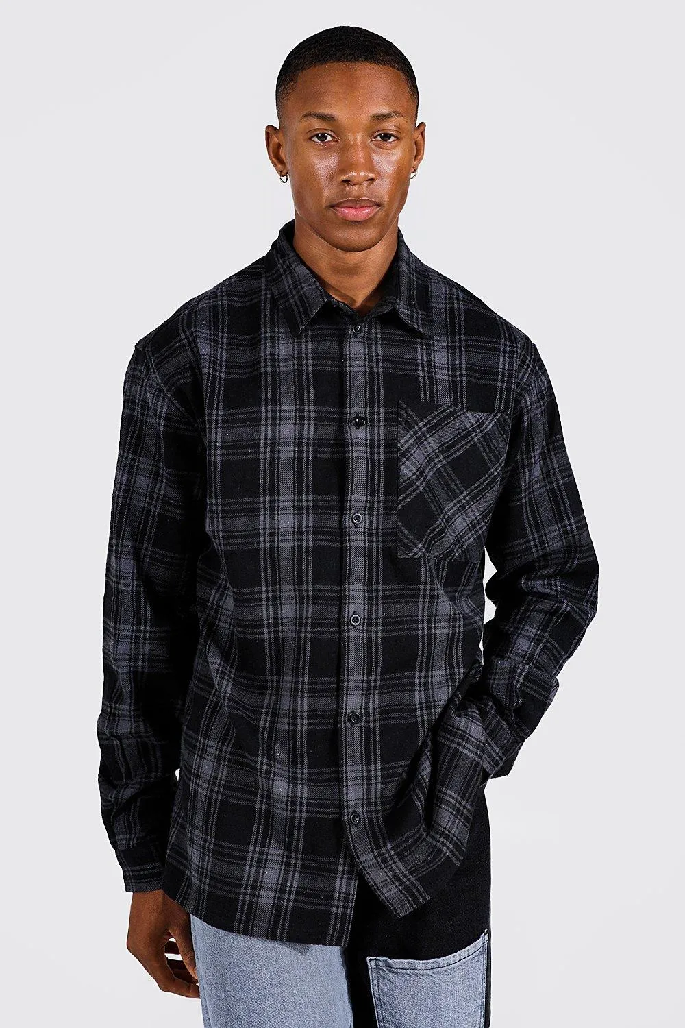 Oversized Check Shirt