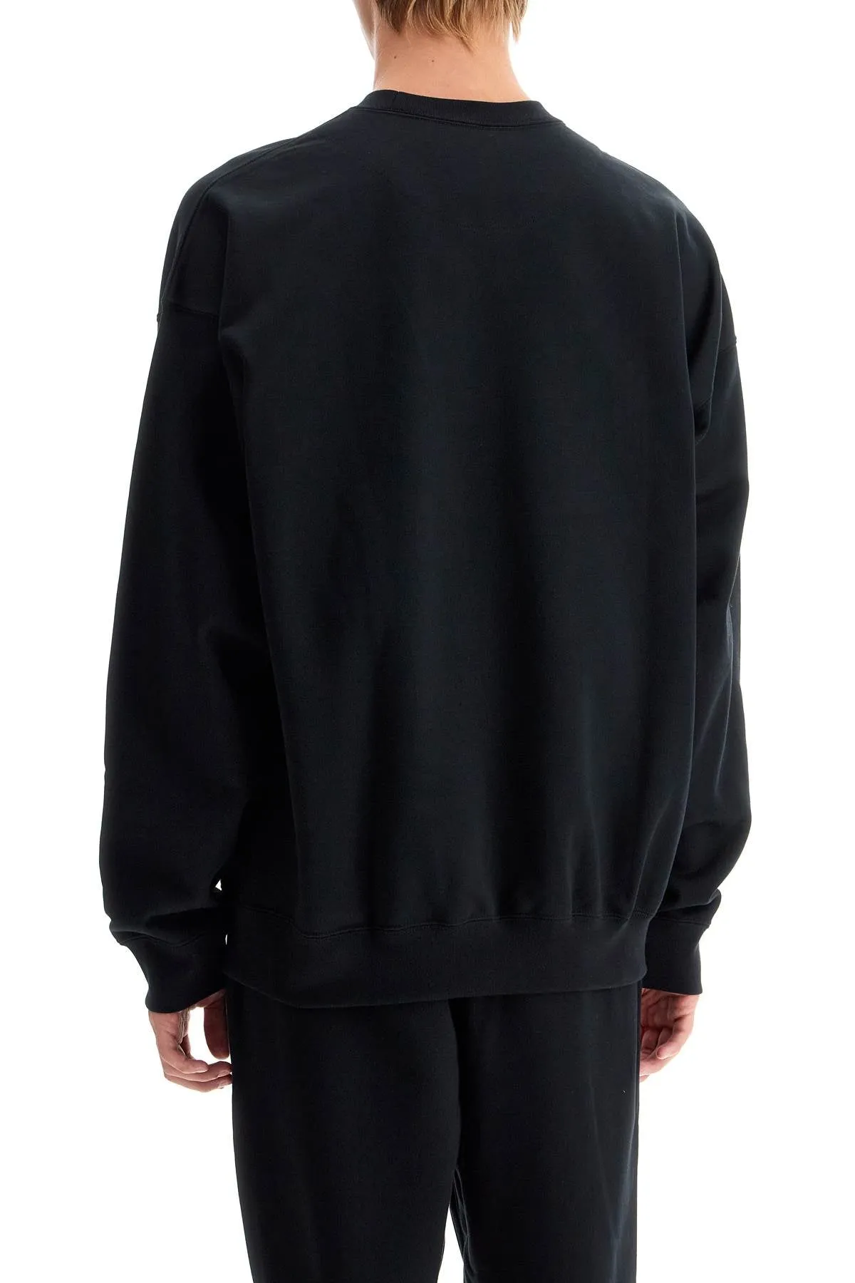 oversized crewneck IW0075 BLACK