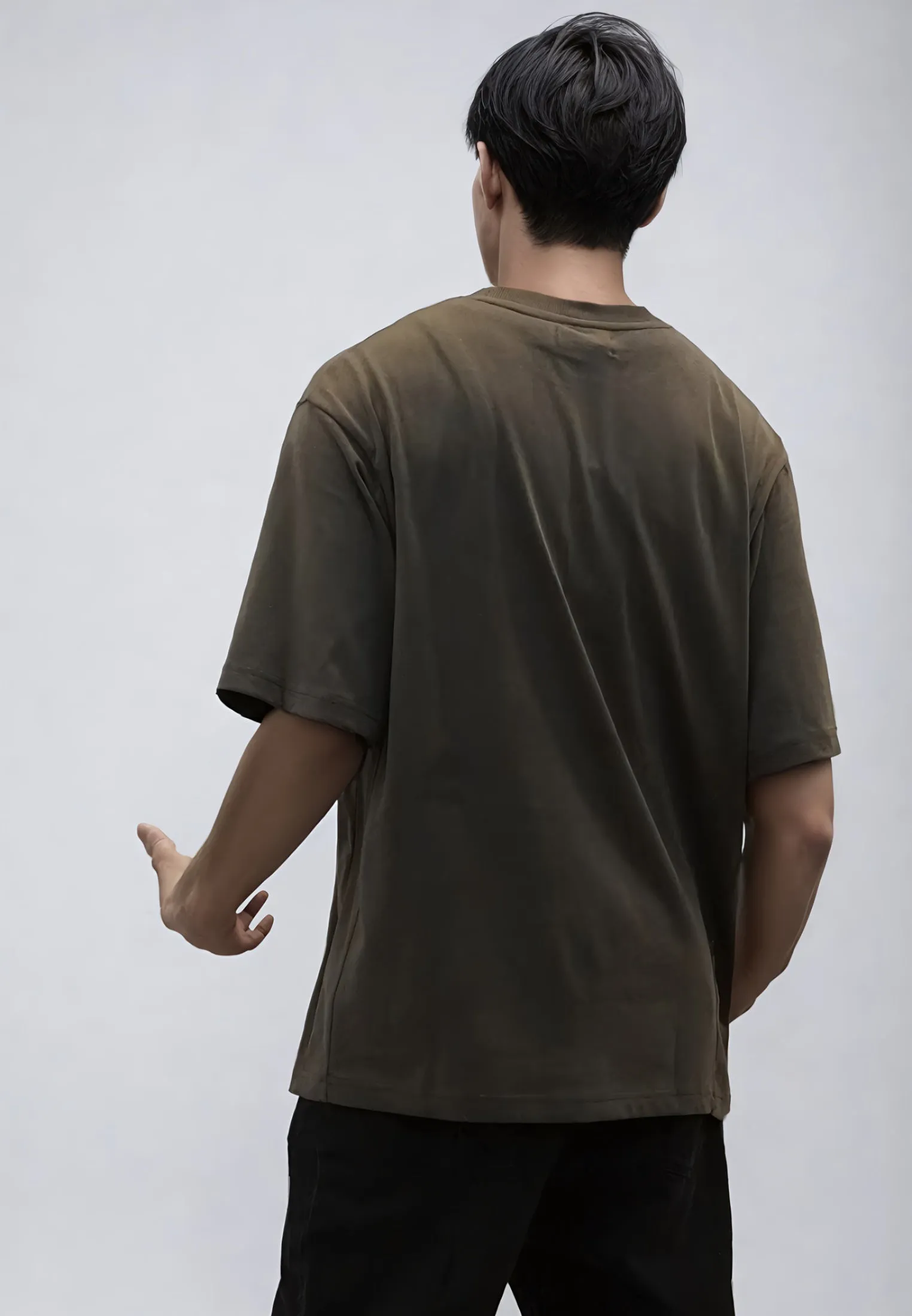 OVERSIZED HEAVY BLOCK T-SHIRT DESERT TAUPE