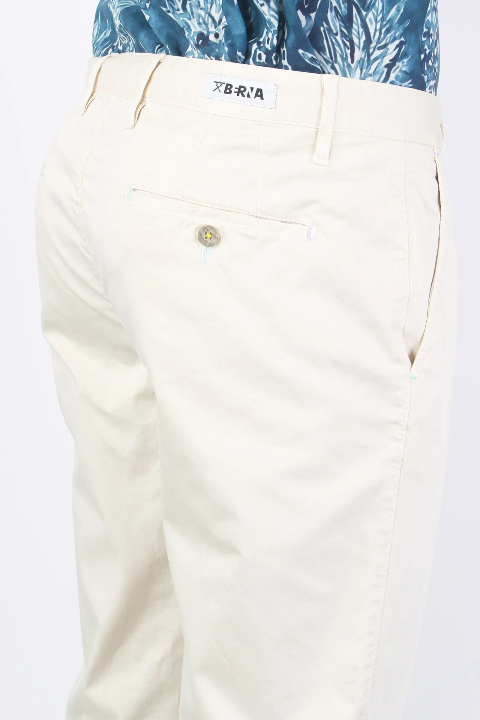 Pantalone Chino Rasatello Panna