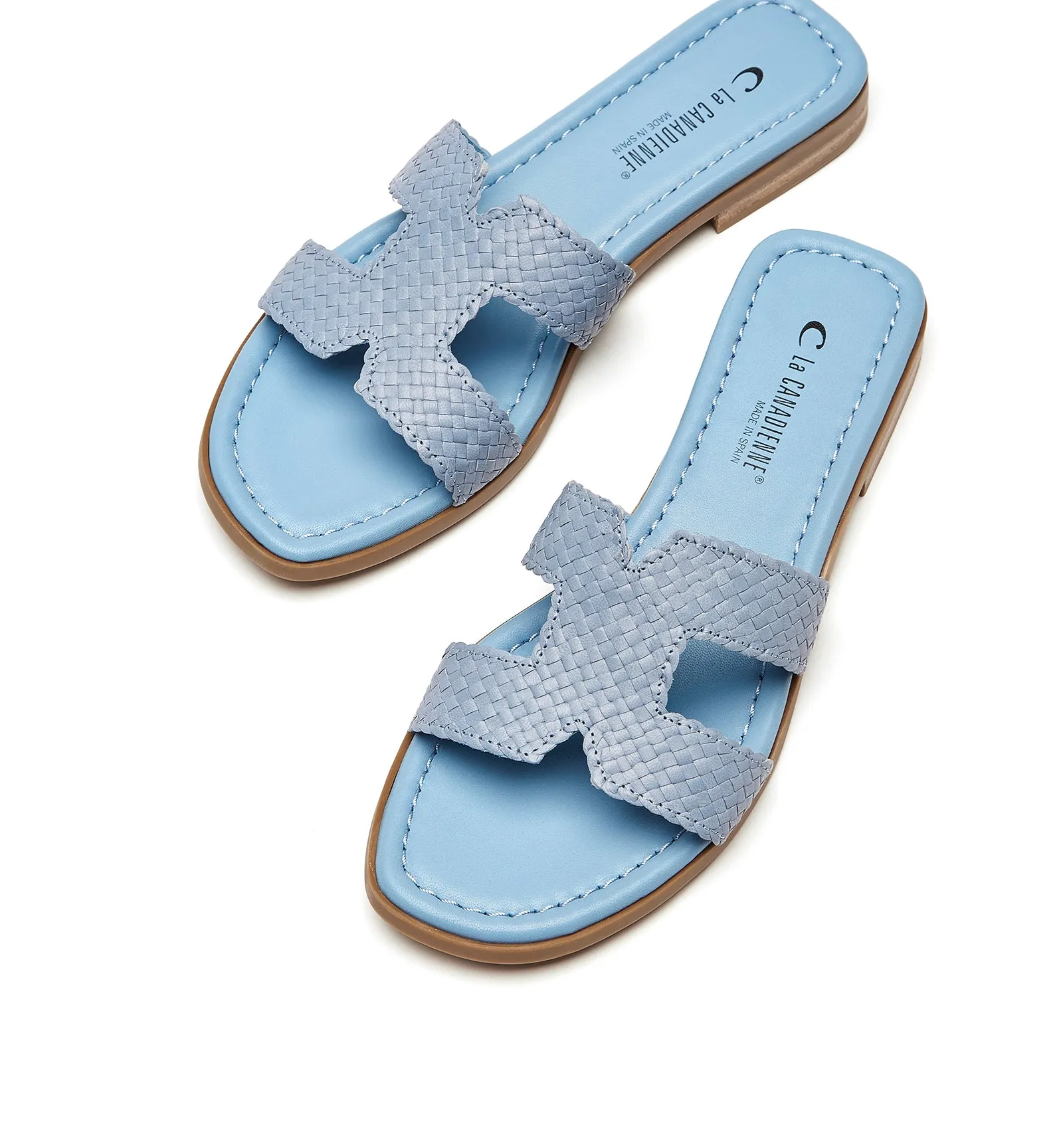 PAOLO WOVEN LEATHER SANDAL