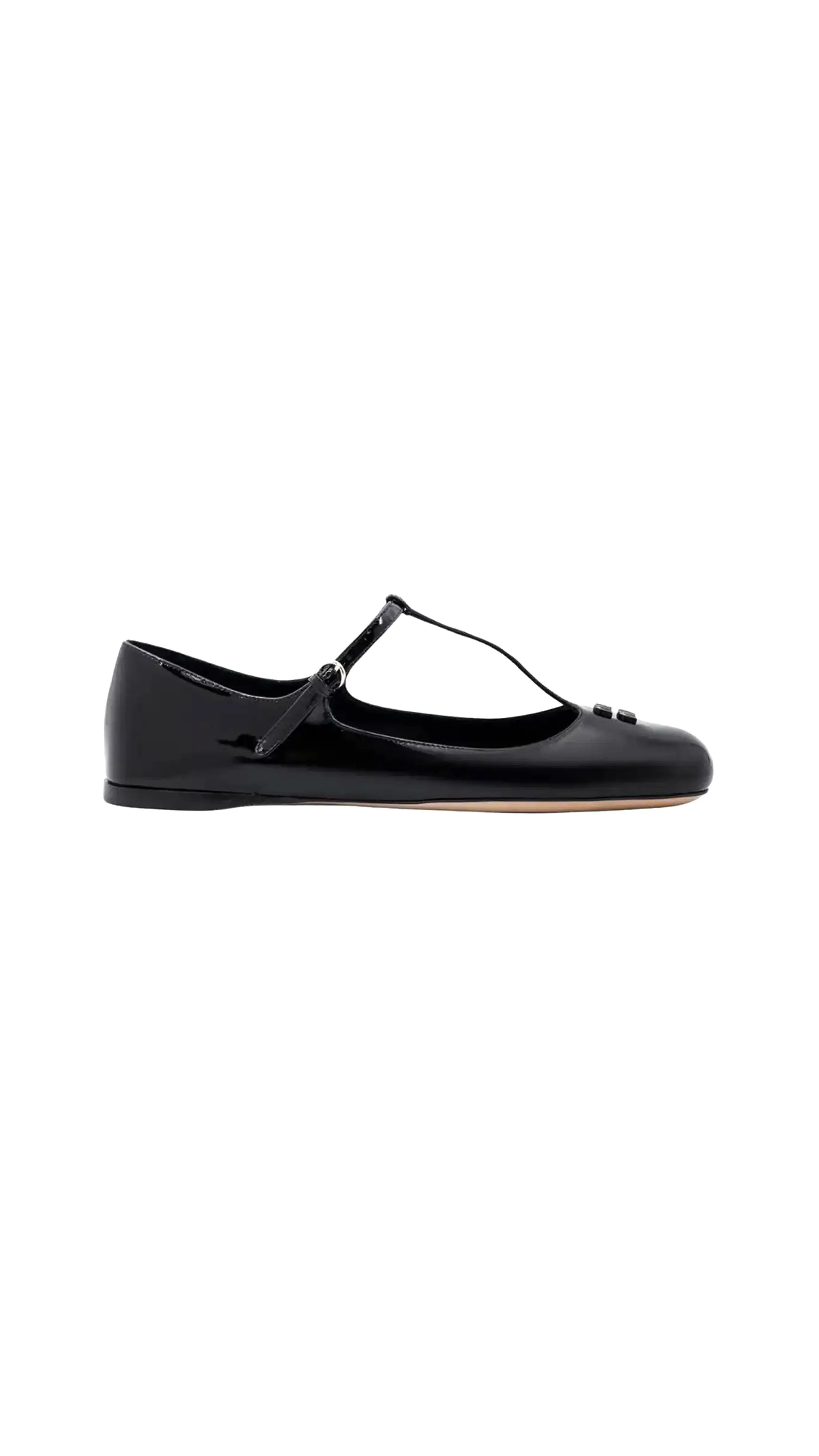 Patent Leather Ballerinas - Black