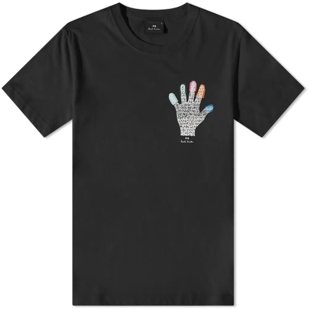 Paul Smith Hand Print Logo T-ShirtBlack