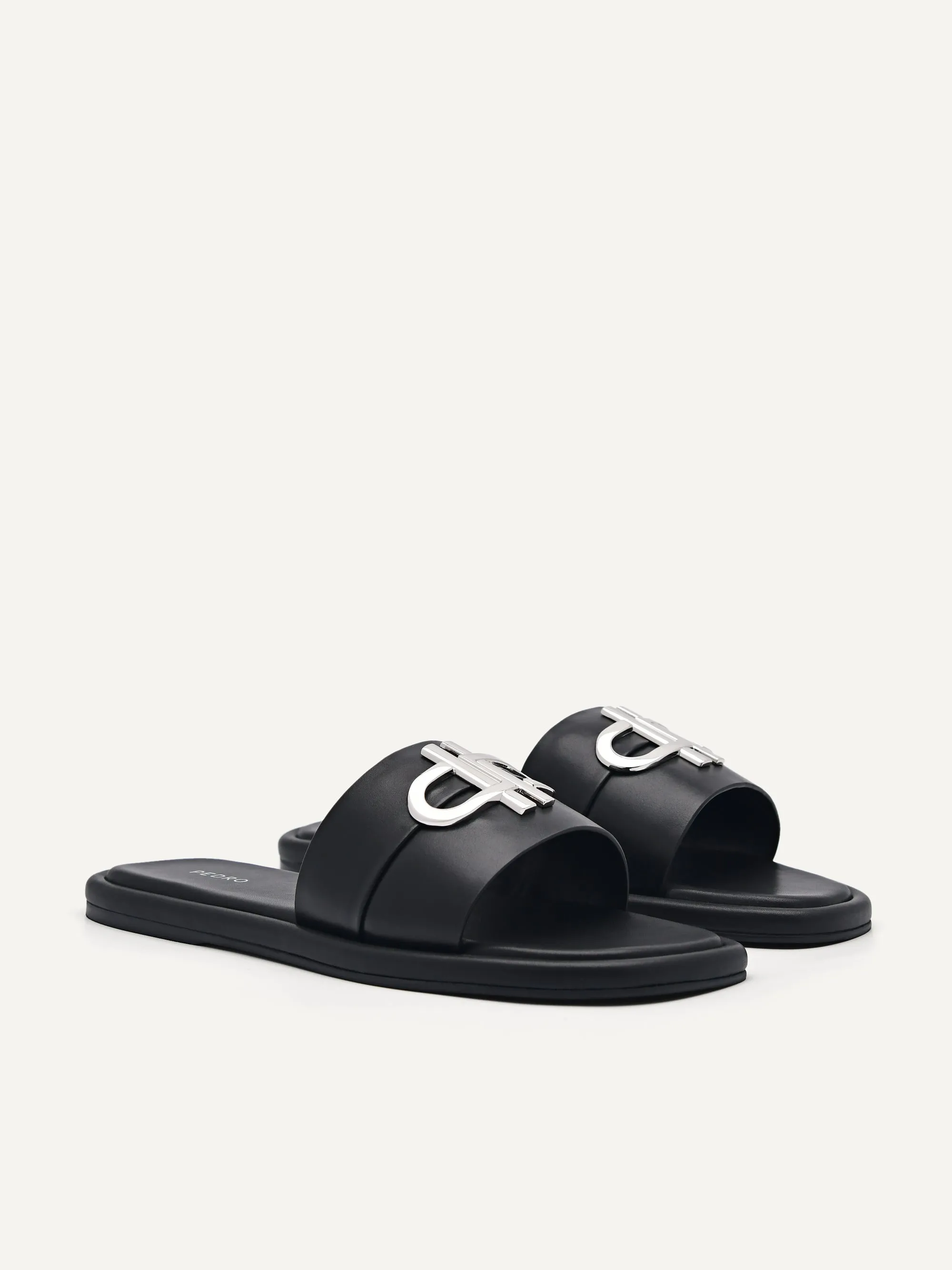 PEDRO Icon Leather Slide Sandals