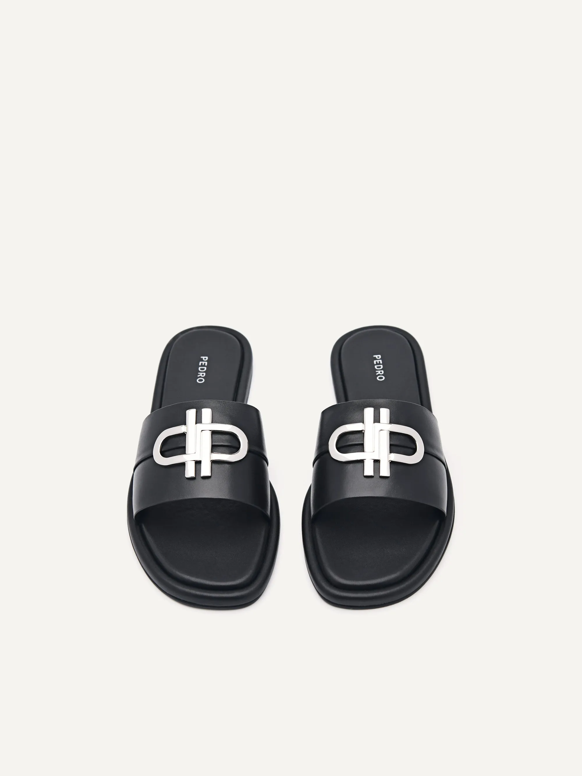 PEDRO Icon Leather Slide Sandals