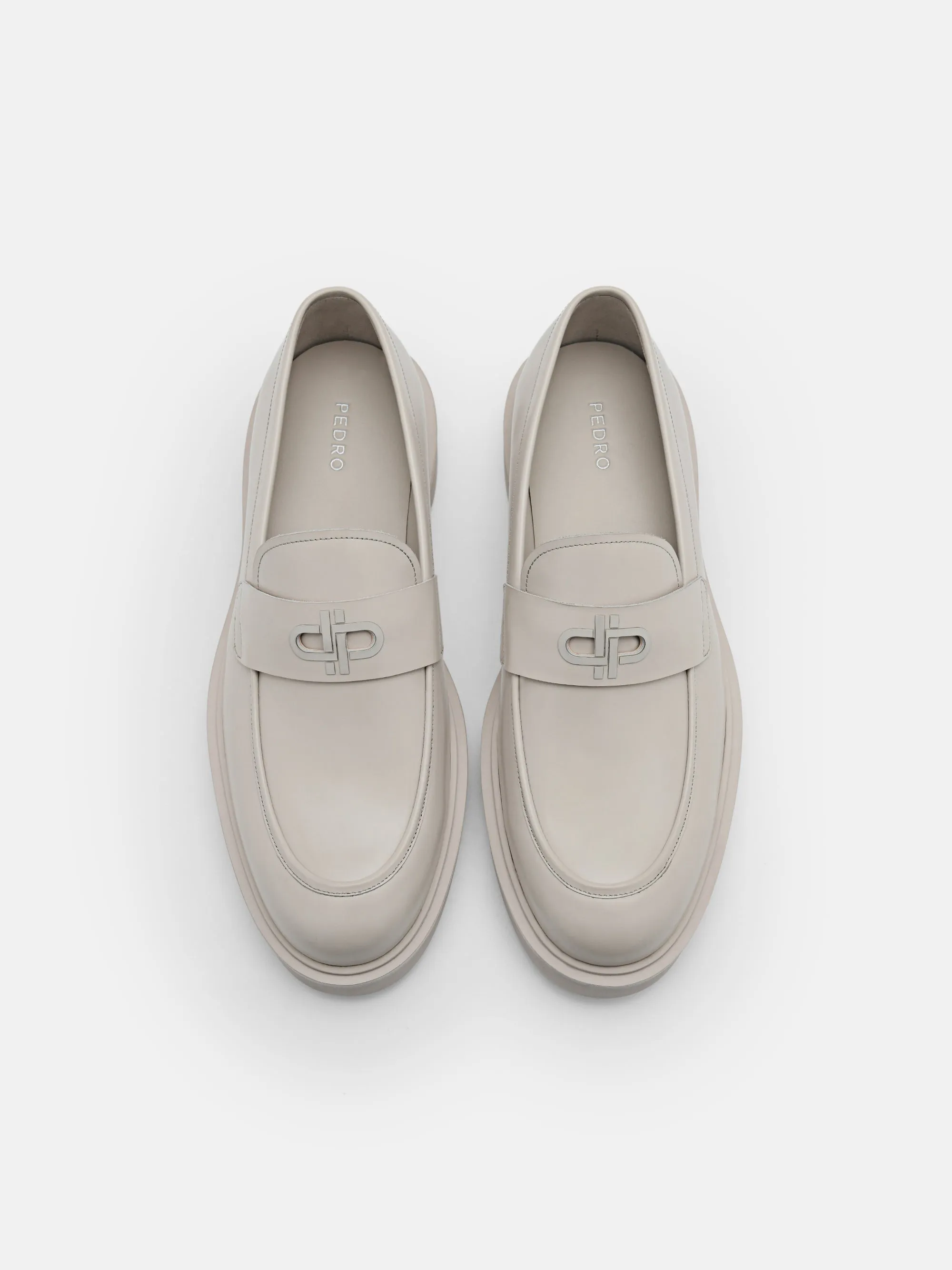 PEDRO Icon Loop Leather Penny Loafers