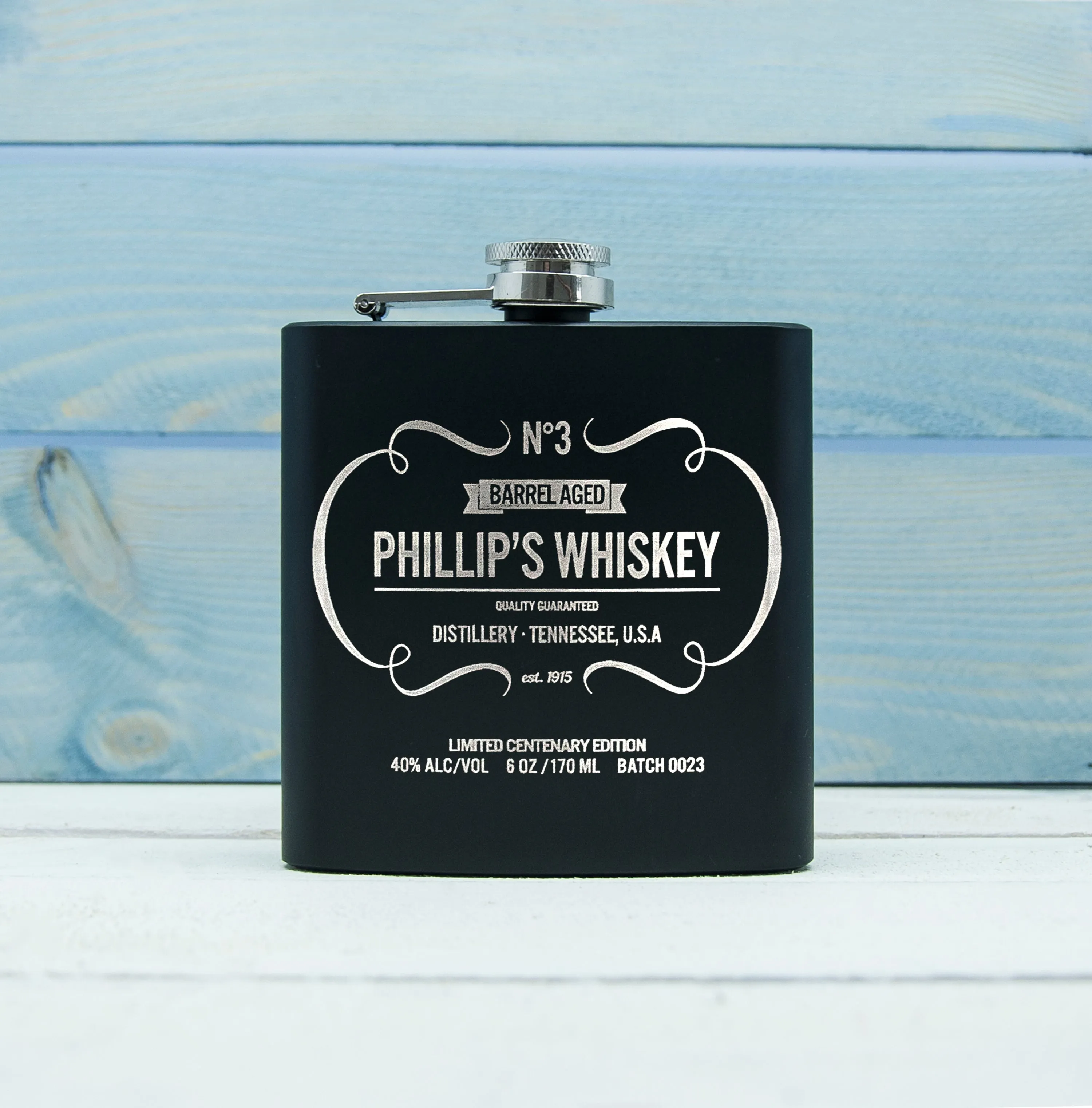 Personalised Whiskey Vintage Hip Flask