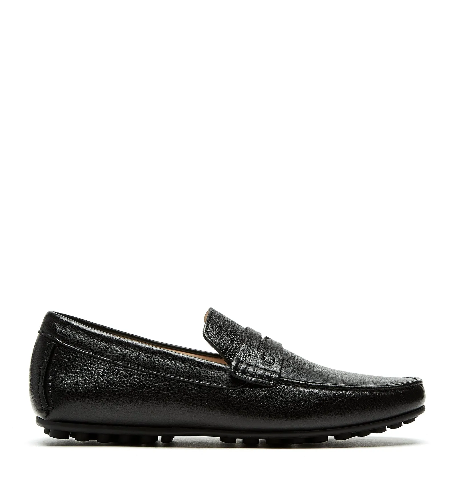 PILOT MEN'S SHEARLING-LINED LEATHER LOAFER