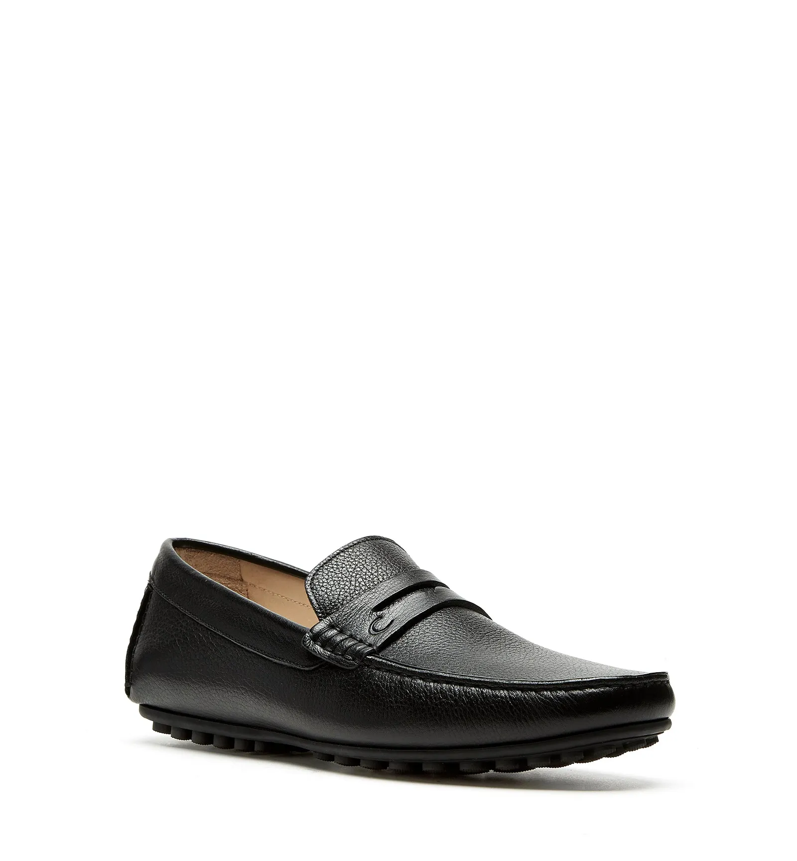 PILOT MEN'S SHEARLING-LINED LEATHER LOAFER