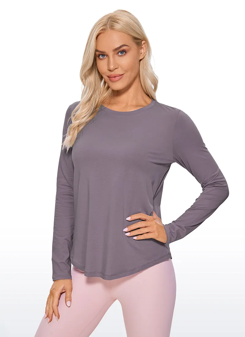 Pima Cotton Workout Long Sleeve