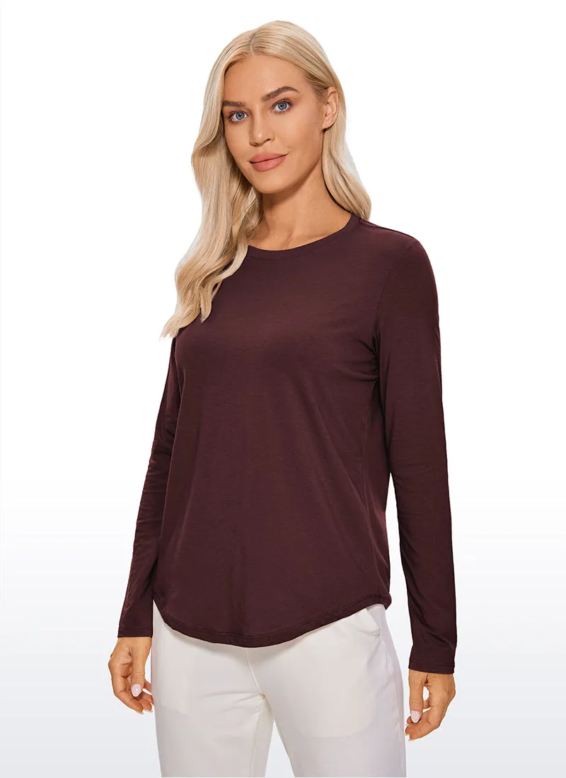 Pima Cotton Workout Long Sleeve