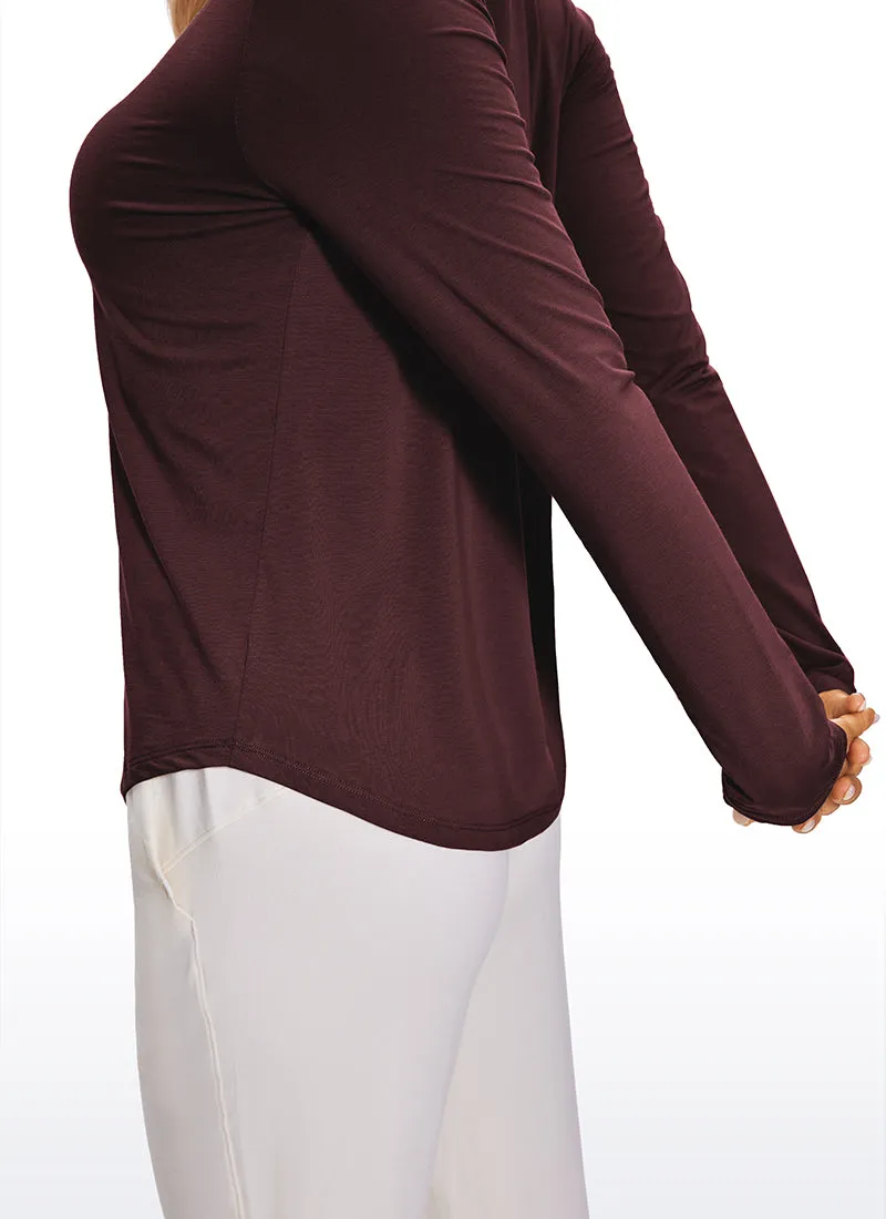 Pima Cotton Workout Long Sleeve