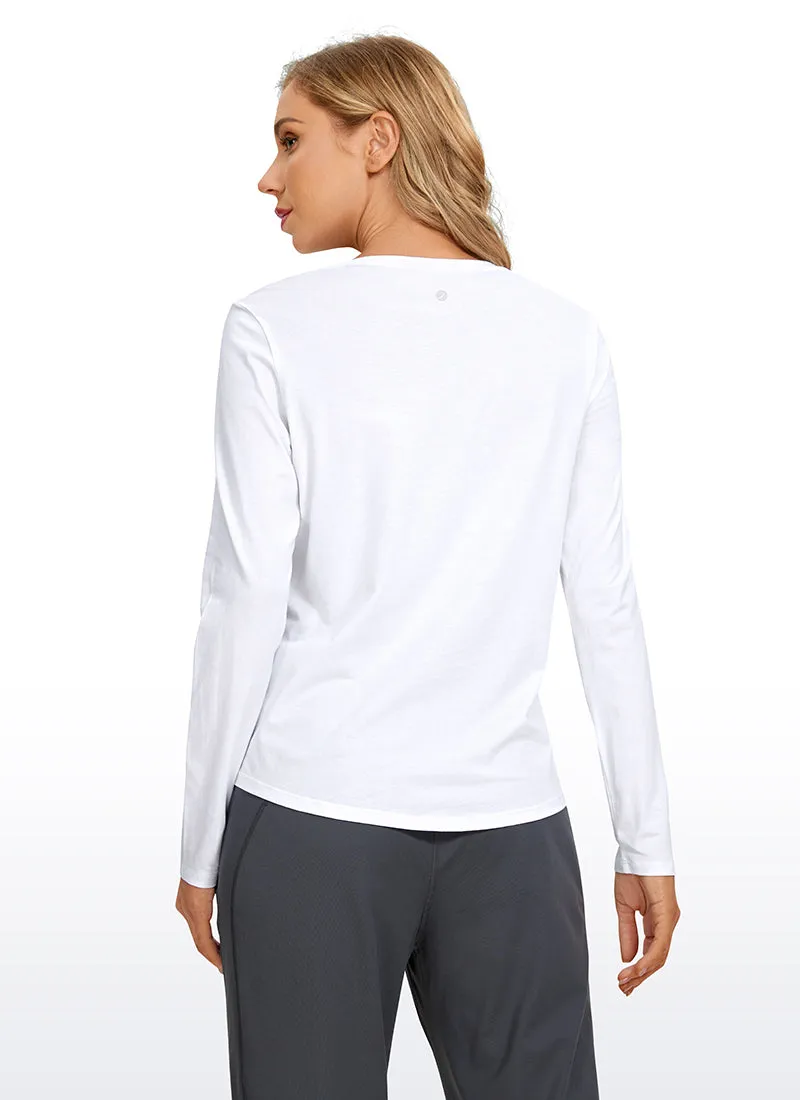 Pima Cotton Workout Long Sleeve