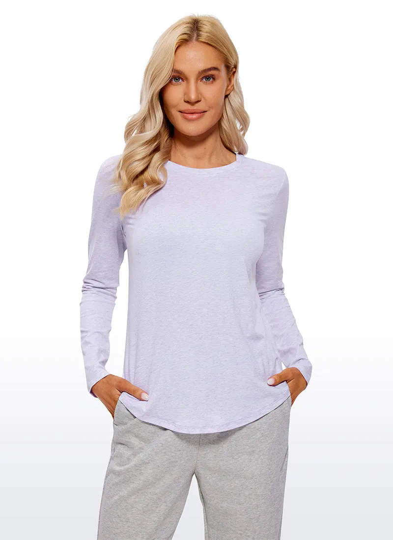 Pima Cotton Workout Long Sleeve