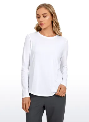 Pima Cotton Workout Long Sleeve