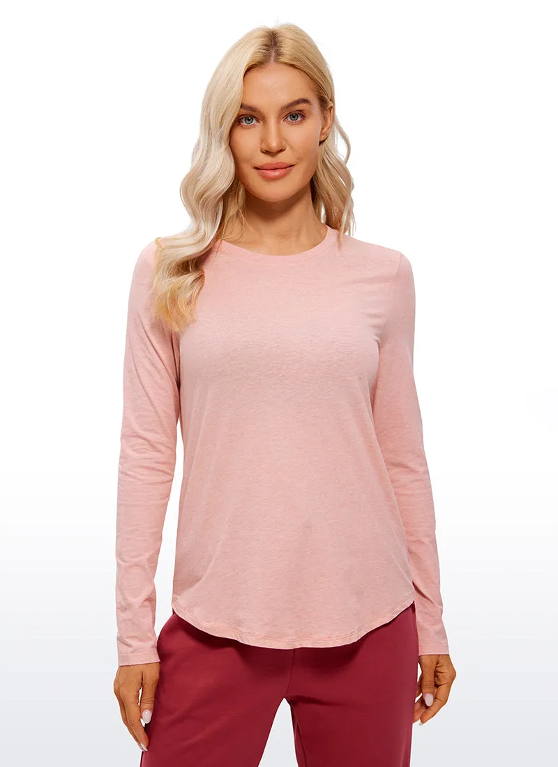 Pima Cotton Workout Long Sleeve