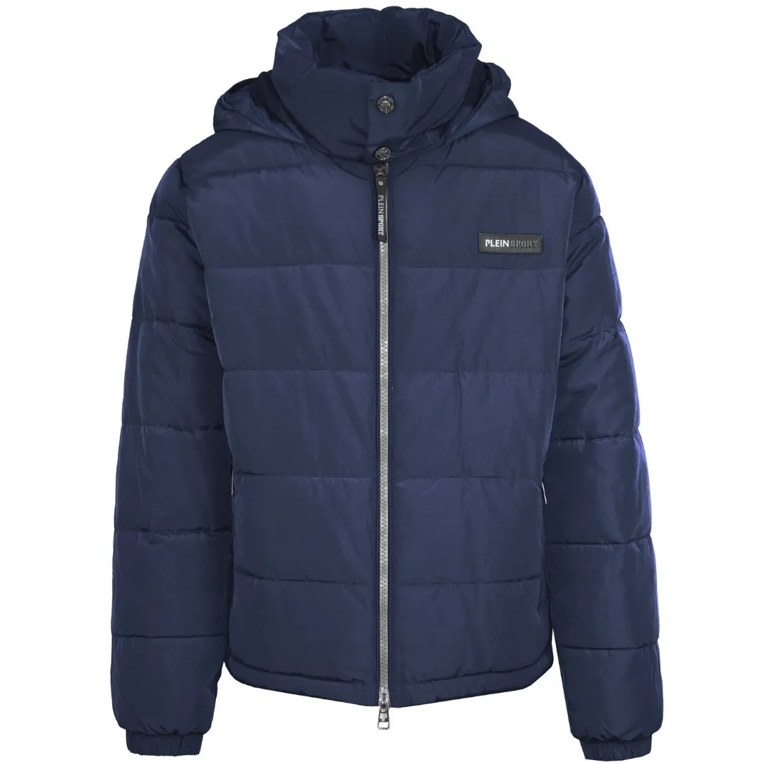 Plein Sport Mens UPPS101P 85 Jacket Navy Blue