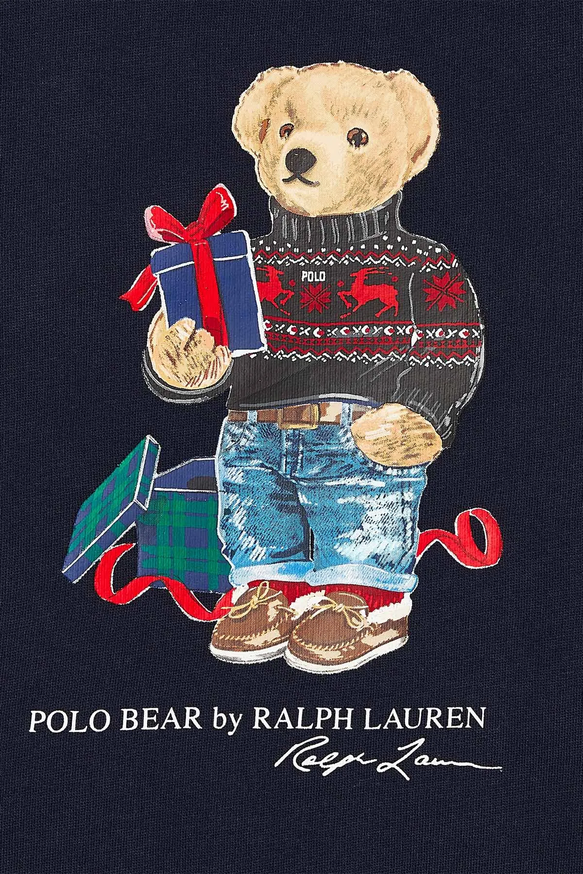 Polo Ralph Lauren Kids 2-5 Ya Unisex ocuk Polo Bear Sweatshirt