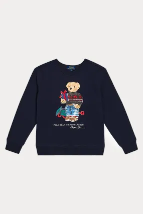 Polo Ralph Lauren Kids 2-5 Ya Unisex ocuk Polo Bear Sweatshirt