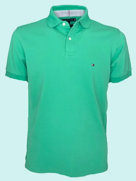 POLO UOMO VERDE ACQUA