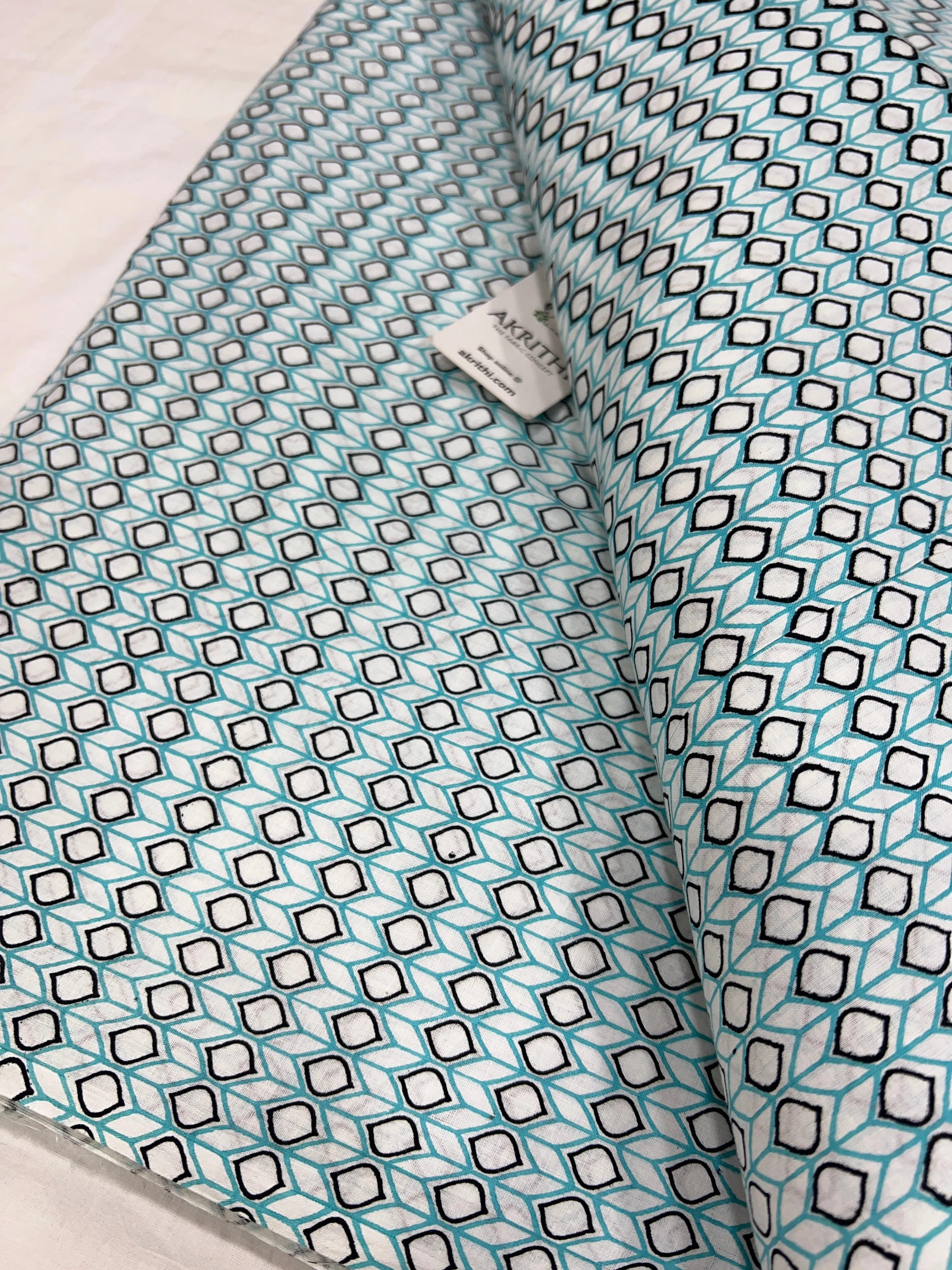 Printed pure cotton fabric