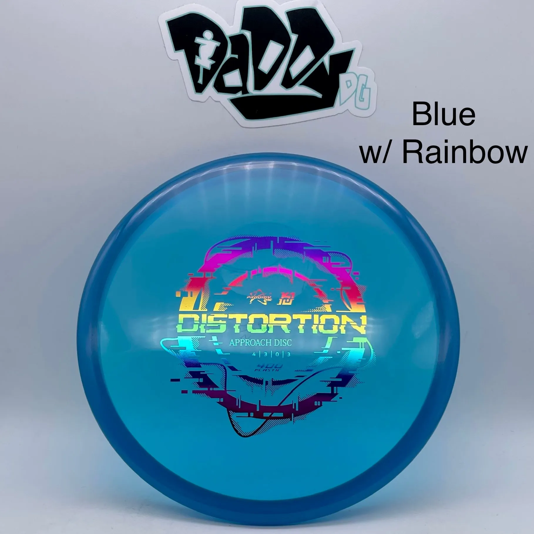 Prodigy Kevin Jones 400 Plastic Distortion Overstable Approach Disc