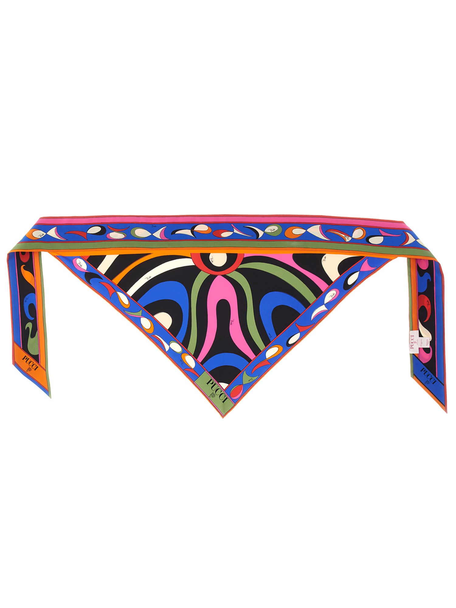 PUCCI    SILK TWILL BANDANA WITH PRINT