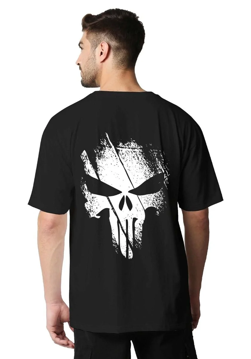 Punisher Slash Glow In Dark Oversized T-Shirt