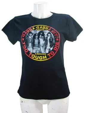 Ramones Women Black T-Shirt Adios Amigos